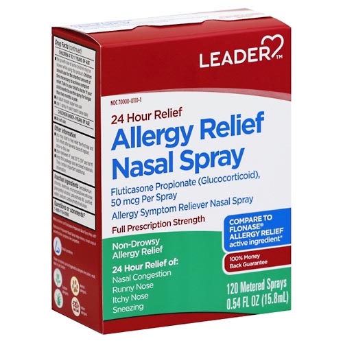 Image for Leader Nasal Spray, Allergy Relief,0.54oz from FOX DRUG STORE - Selma