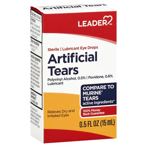 Image for Leader Artificial Tears,0.5oz from FOX DRUG STORE - Selma